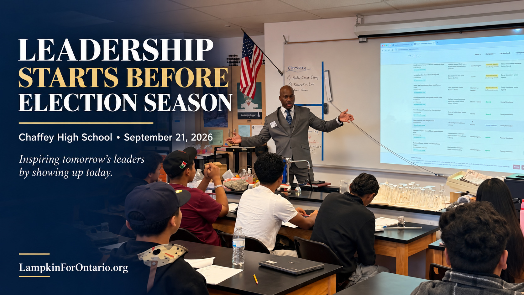 Leadership Starts Before Election Season: Inspiring Tomorrow''s Leaders at Chaffey High School